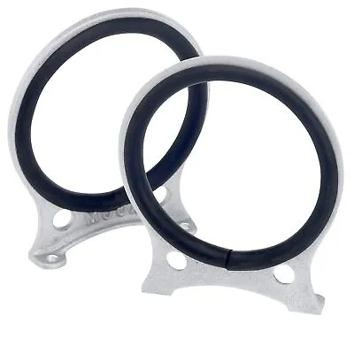 Mooneyes Cast Aluminum MOON Oil Tank Mounting Brackets • $75.99