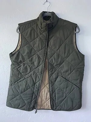 J.Crew Quilted Insulated Vest Olive Men's S. • $19.95