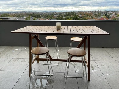 $95 • Buy Outdoor Dining Table Set (includes 4 Chairs) GOOD CONDITION