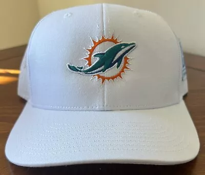 Miami Dolphins White Football Cap Edition Hat - Rare Exclusive New & Unwor’ • $76.91