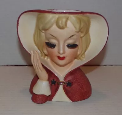 Vintage Relpo K1054 Lady Head Vase • $49.99