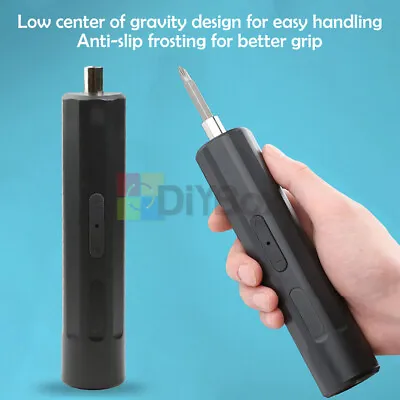Mini Cordless Drill Electric Screwdriver Drill Driver Bits Home Rechargeable Kit • $13.78
