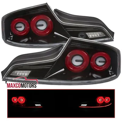 Jet Black Tail Lights Fits 2003-2007 Infiniti G35 Coupe LED Sequential Signal • $325.49