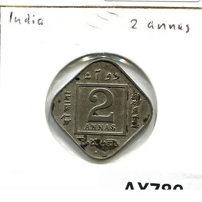 2 ANNAS 1920 INDIA - BRITISH Coin #AX780U • $9.29