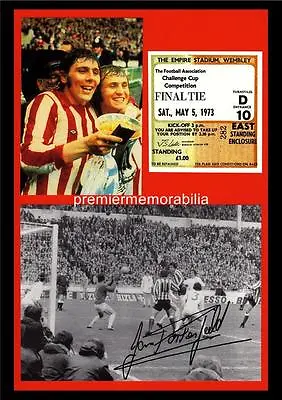 Sunderland Fc 1973 Fa Cup Final Goal Ian Porterfield Signed Re-print Exclusive • £3.99