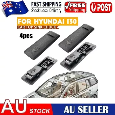 4x Car Top Water Sink Roof Rail Rack Moulding Clip Cover Cap For Hyundai I30 • $19.09