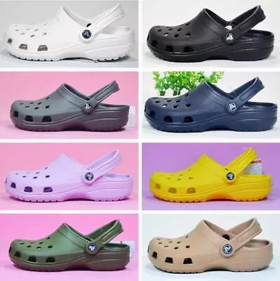 Unisex Casual Croc Clog Slip On Women Size Shoe Water-Friendly Sandals New • $29.99