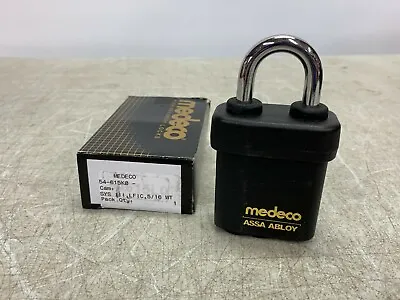 MEDECO Padlock 54 Serie Weather Guard 5/16” X 1-1/8 Shackle No Cylinder 54-615K0 • $49.99