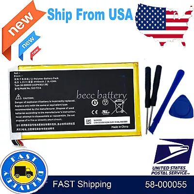 New Battery 26S1005 58-000055 For Amazon Kindle Fire HD 7  3rd Gen P48WVB4 • $9.55