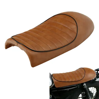 Brown Vintage Cafe Racer Hump Style Saddle Seat For Honda CB Yamaha XJ Suzuki GS • $33.90