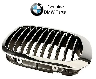 For BMW E46 3-Series Front Passenger Right Chrome Frame Kidney Grille Genuine • $81.06