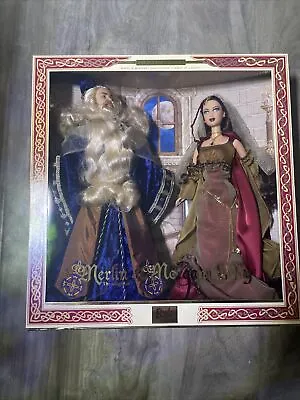  Merlin And Morgan Le Fay Barbie And Ken NRFB Magic & Mystery Series 2000 • $69.99