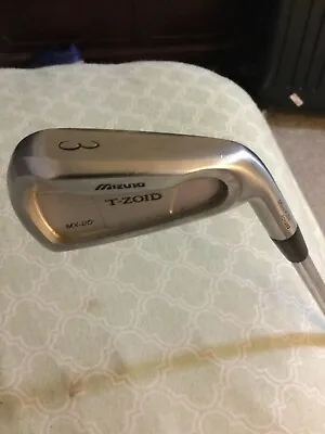 Mizuno MX-20 T-Zoid 20° 3 Iron  Dynamic Gold Lite S- 300 Steel Shaft S Flex RH • $30