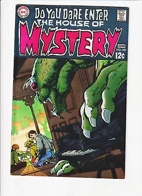 House Of Mystery #180 DC 1969 SILVER Bronze Horror Comic -ADAMS CV WRIGHTSON ART • $36