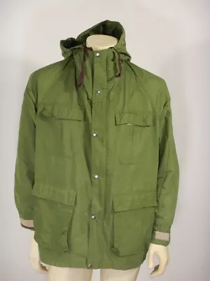 Vintage 70s Sierra Designs Berkeley 60 40 Parka Jacket Green STAINS Size SMALL • $100