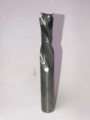 Solid Carbide Mortise Compression Spiral 1/2  Dia. 1-5/8  Cl 3-1/2  Oal 2+2 Rh • $70