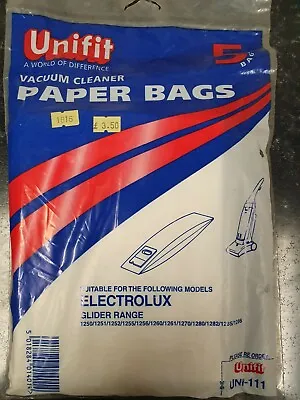 Unifit UNI-111 Upright Vacuum Cleaner Bags • £2