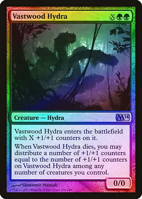 Vastwood Hydra FOIL Magic 2014 / M14 NM Green Rare MAGIC MTG • $5.17