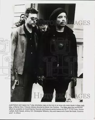 Press Photo Judd Nelson & Ice-T In  New Jack City  Movie - Srp25426 • $17.99