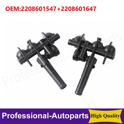 1Pair L+R Headlight Washer Nozzle For Mercedes Benz W220 S430 S500 S600 S55 AMG • $27.29