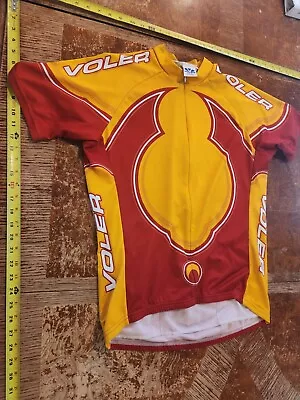 Voler Cycling Jersey Yellow Medium Men's *More In Store* #S72 • $14.54
