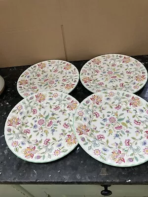 Four Minton Haddon Hall 27 Cms Dinner Plates • £39.99