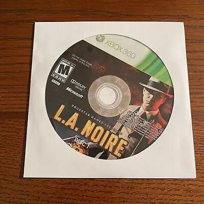 LA Noire (Xbox 360 2011) Disc 1 Only Tested Working • $3.99