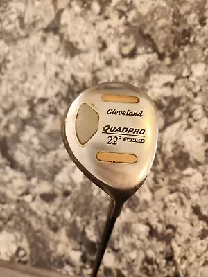 Cleveland Quadpro 7 Wood 22° 42.5  Stiff Graphite Shaft Right Hand • $24.99