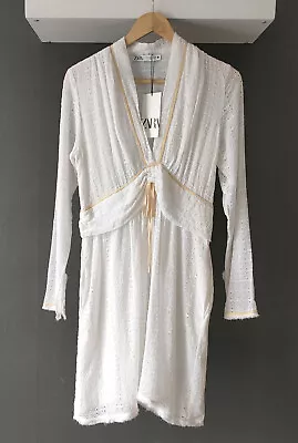 £24.99 • Buy ZARA Limited Edition Cutwork Embroidery Dress XS S M L BNWT