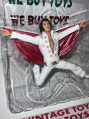 Neca Elvis Presley Live In Concert 1972 Figure King White Jumpsuit Cape No Box • $29.99