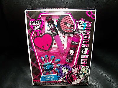 Monster High Creeperific Beauty Set (35 Nail Decals 1 Nail File 1 Lip Gloss... • $20.25