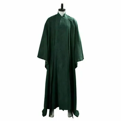 Harry Potter Lord Voldemort Cosplay Costume Robe Gown Green Halloween Outfit • $36.90