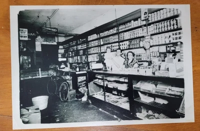 $9.75 • Buy Norfolk, VA Interior Neigherhood Store Scene 1920’s With Owners -- 12” X 8”