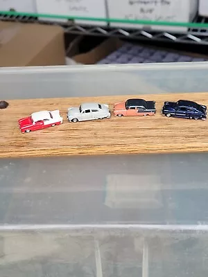 N Scale Lot Of 4 Real Nice Old Time Cars • $7.39