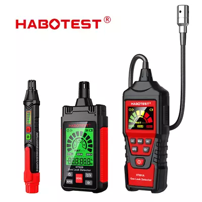 HABOTEST HT601A Combustible Gas Leak Tester Gas Detector Natural Butane Alarm • $13.99