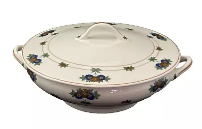 Bailey Walker BWL6 Covered Serving Bowl Luxor Ivory Vitrified China Dish 10  • $14.95