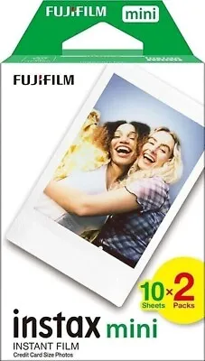 Fujifilm Instax Mini Instant Film White Border 20 Shot Pack Suitable Suitable • £10.99