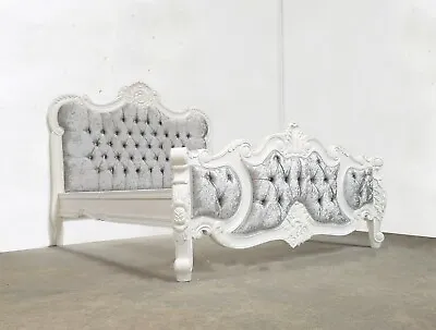 £659 • Buy Rococo Double Palais Bed White Hand Made Brand New Shabby Chic