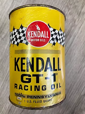 Vintage Kendall GT-1 Racing Motor Oil Retro  • $30