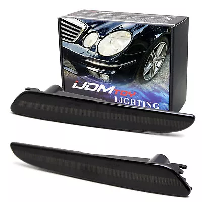 Smoke Lens White Full LED Side Marker Lamps For 2007-09 Mercedes W211 E-Class 4d • $39.59