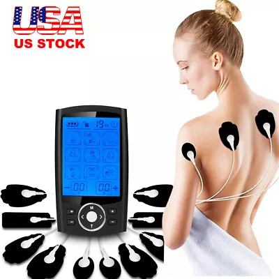 36 Modes Muscle Stimulator Machine Pulse Massager Therapy Pain Relief • $22.45