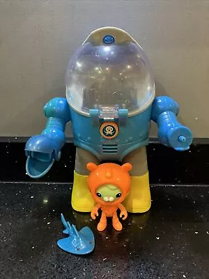 Octonauts Tweak's Octo Max Suit Working Light Inc Figure & Sea Creature Rare • £17.99