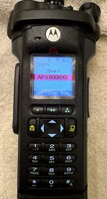 Motorola APX8000XE 4 BAND UHF1 UHF2 VHF 7/800 WITH BRAND NEW DISPLAY MIC • $4444