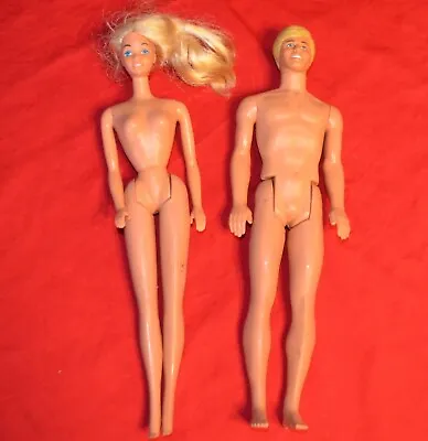 Vintage 1970's Malibu Barbie & Ken Doll Lot Nude • $14.95