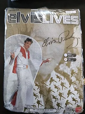 Smiffys Elvis Presley Red Flare Rock & Roll Mens Adult Fancy Dress Costume Large • $52.95