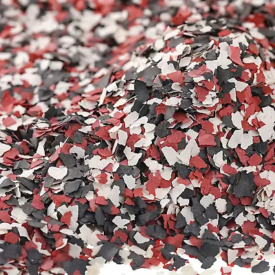 Decorative Color Chips Epoxy Flakes 3-5 MM Red Black White 350G Blend Floor • $15.55