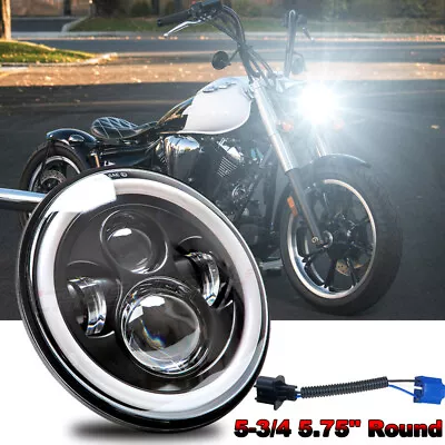 5.75  LED Headlight Projector Hi/Lo For Yamaha Virago 250 750 535 1100 Vmax 1200 • $52.99