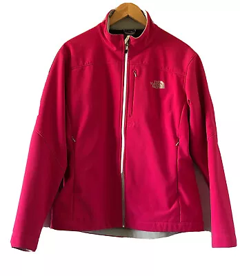 North Face Apex Bionic Hot Pink Fuschia Soft Shell  Jacket XL EUC • $49.99