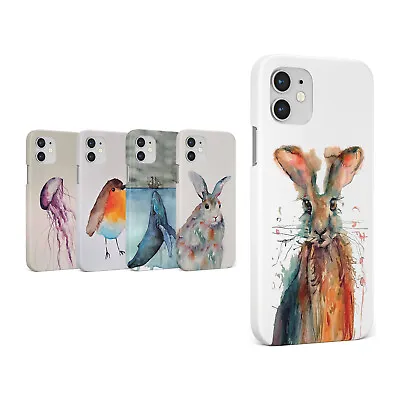 Case For Iphone 14 13 12 11 Se 8 Pro Max Hard Phone Cover Whale Bird Rabbit • £5.99