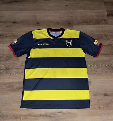 Ecuador Cola America Soccer Futbol Jersey Fits Large/XL Beto #29 • $35